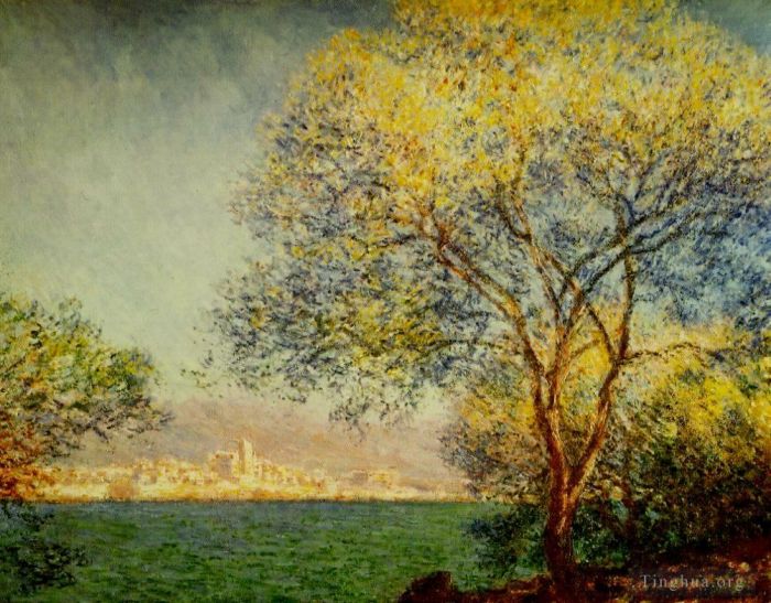 克劳德·莫奈 的油画作品 -  《安提比斯的早晨》
