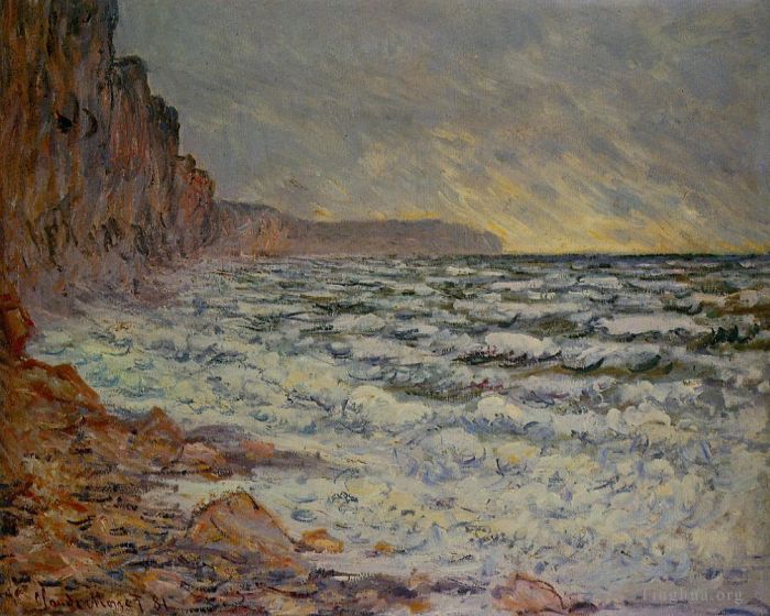 克劳德·莫奈 的油画作品 -  《费康海边》