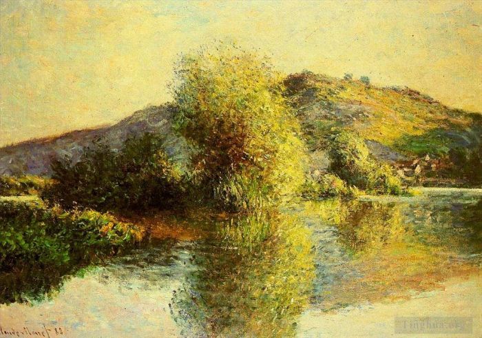 克劳德·莫奈 的油画作品 -  《维勒兹港的小岛》
