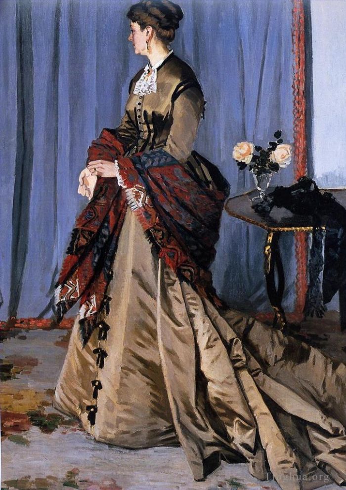 克劳德·莫奈 的油画作品 -  《高迪伯特夫人》