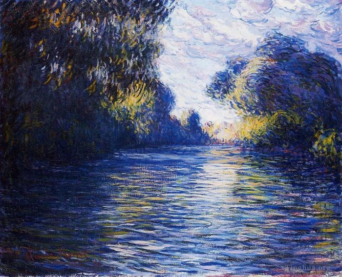 克劳德·莫奈 的油画作品 -  《塞纳河的早晨,1897》