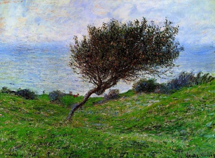克劳德·莫奈 的油画作品 -  《在特鲁维尔海岸》