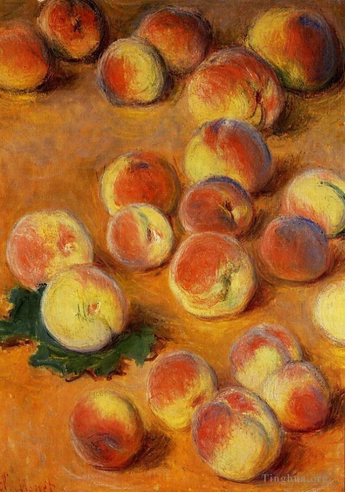 克劳德·莫奈 的油画作品 -  《桃子》
