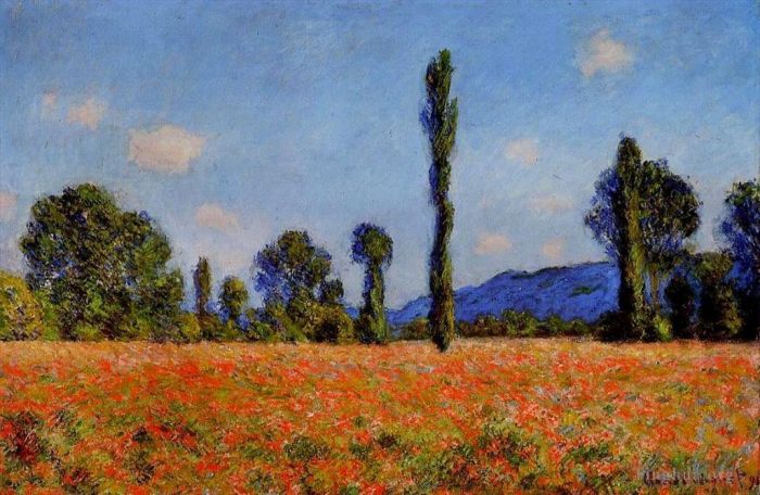 克劳德·莫奈 的油画作品 -  《罂粟田》