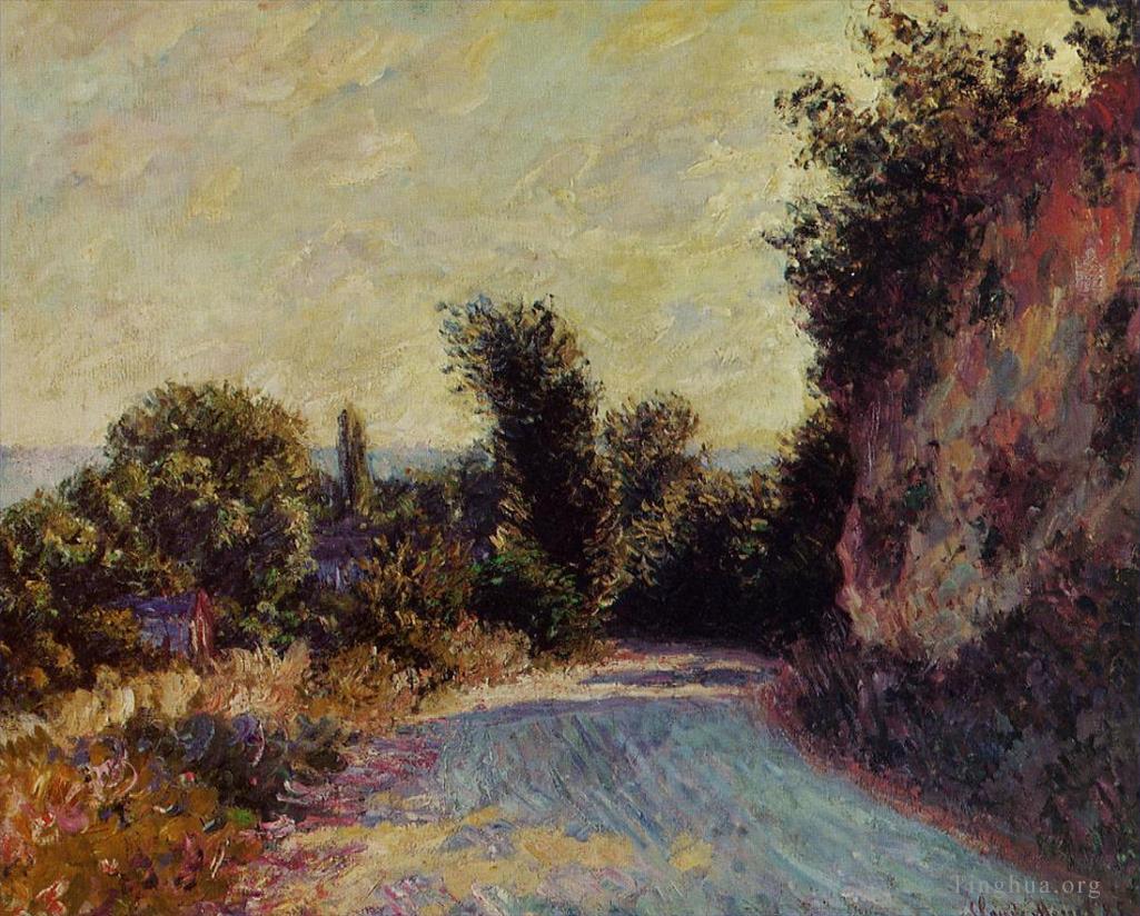 克劳德·莫奈作品《吉维尼附近的道路》