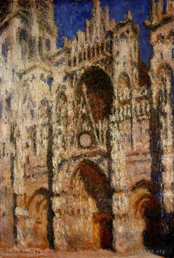克劳德·莫奈 的油画作品 -  《鲁昂大教堂》