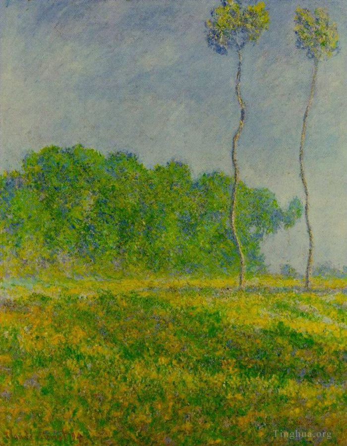 克劳德·莫奈 的油画作品 -  《春天风景》