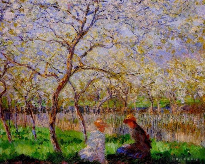 克劳德·莫奈 的油画作品 -  《春天》