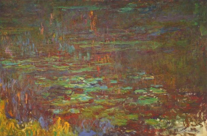 克劳德·莫奈 的油画作品 -  《夕阳右半边》