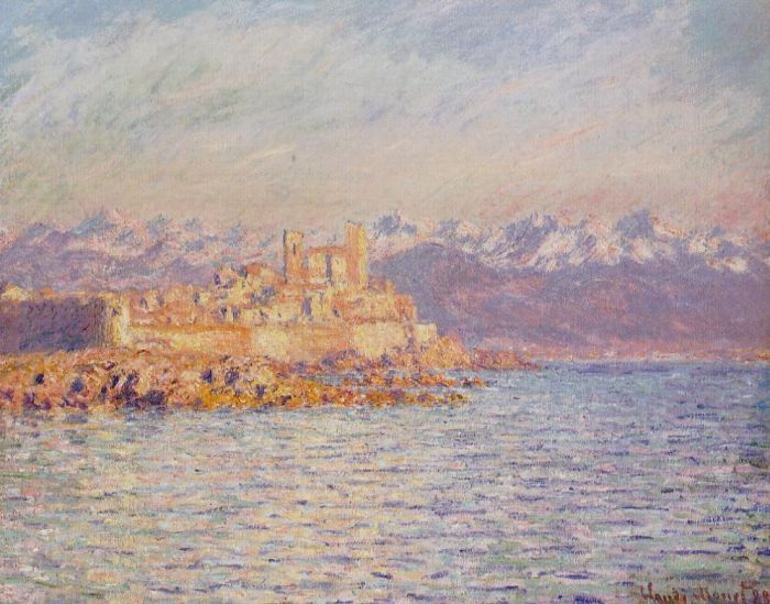 克劳德·莫奈 的油画作品 -  《安提比斯湾》