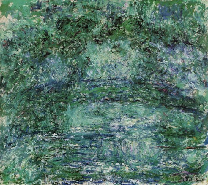克劳德·莫奈 的油画作品 -  《日本七号桥》