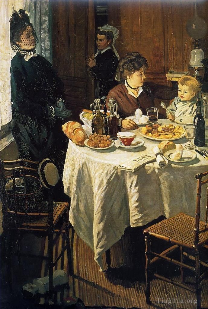 克劳德·莫奈 的油画作品 -  《午餐》