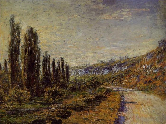 克劳德·莫奈 的油画作品 -  《从维特伊出发的路》