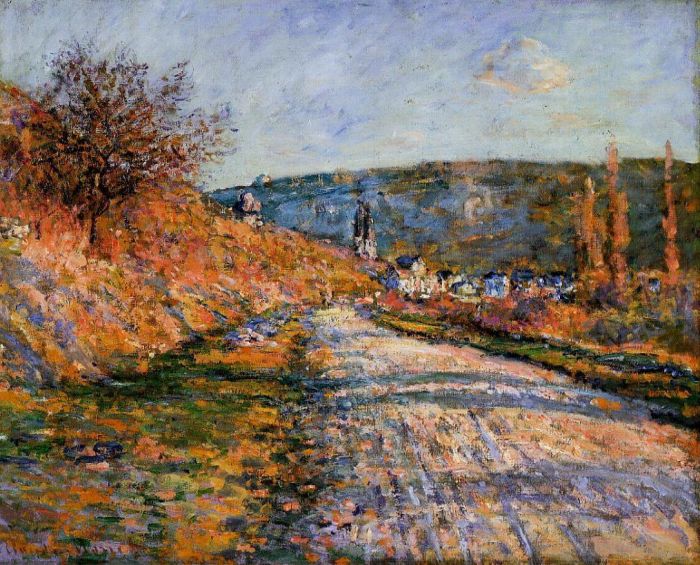 克劳德·莫奈 的油画作品 -  《维特伊之路》