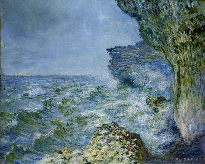 克劳德·莫奈 的油画作品 -  《费康的大海》