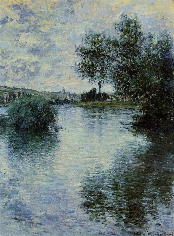 克劳德·莫奈 的油画作品 -  《维特伊二世的塞纳河,1879》