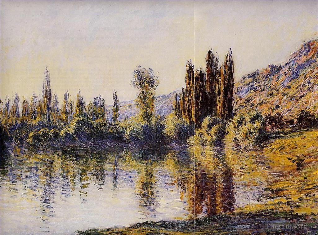 克劳德·莫奈作品《维特伊的塞纳河》