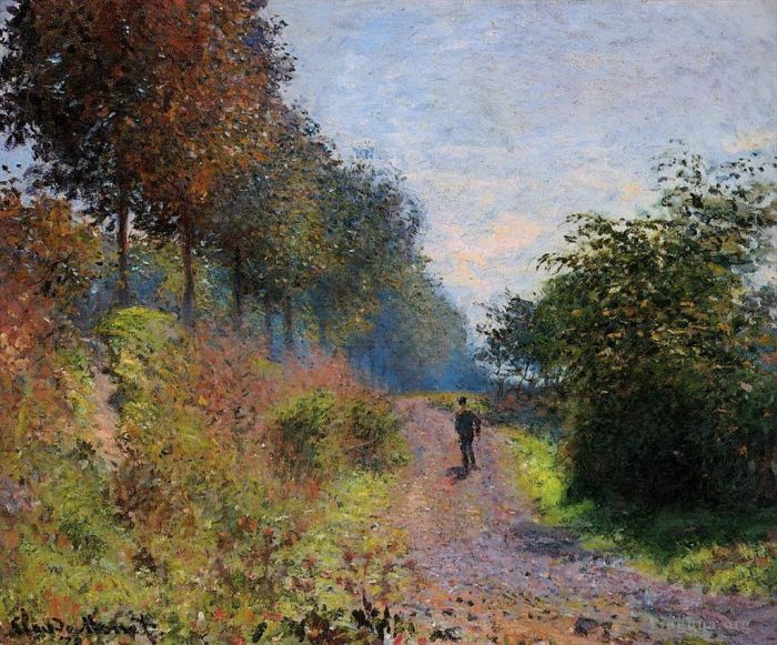 克劳德·莫奈 的油画作品 -  《庇护之路,1873》