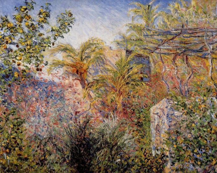 克劳德·莫奈 的油画作品 -  《博尔迪盖拉萨索山谷》