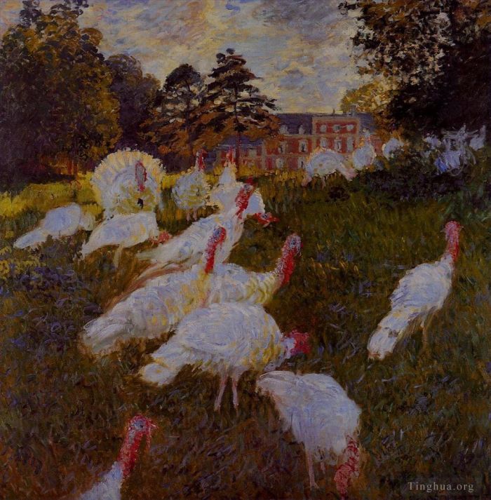 克劳德·莫奈 的油画作品 -  《火鸡》