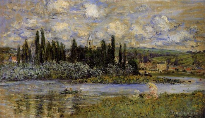 克劳德·莫奈 的油画作品 -  《维特伊景观》