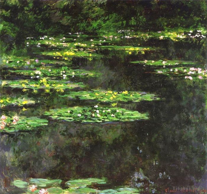 克劳德·莫奈 的油画作品 -  《睡莲,1904》