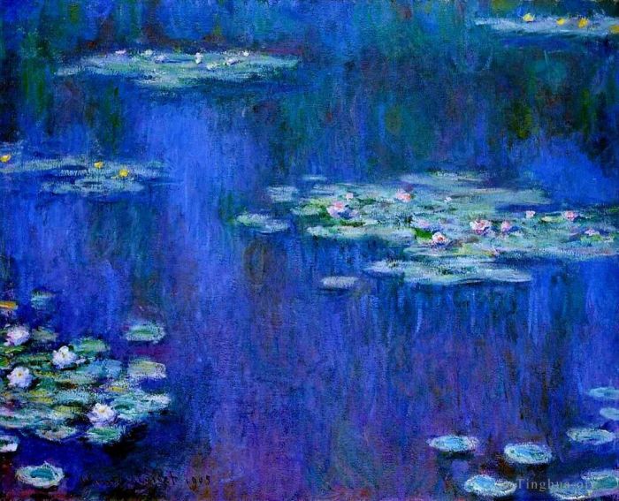 克劳德·莫奈 的油画作品 -  《睡莲,1905》