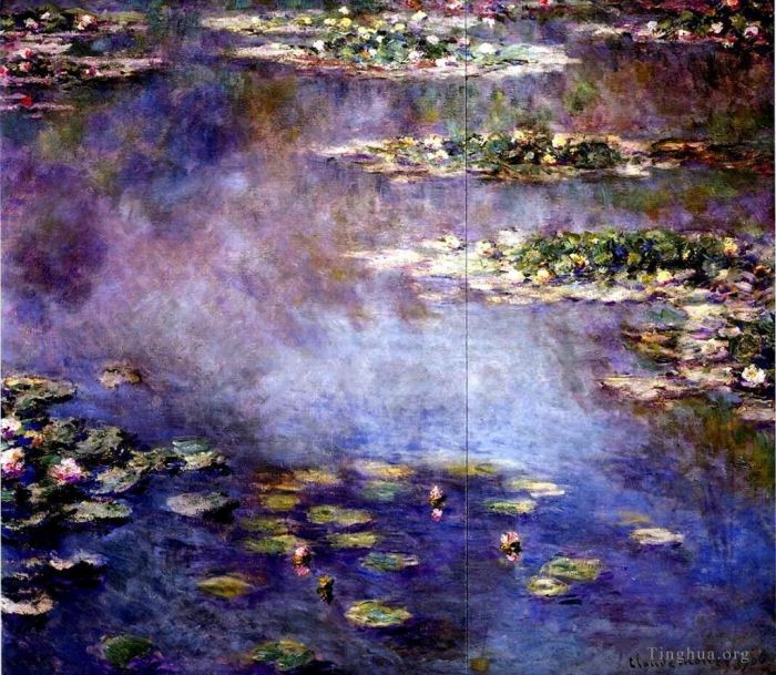克劳德·莫奈 的油画作品 -  《睡莲,1906》