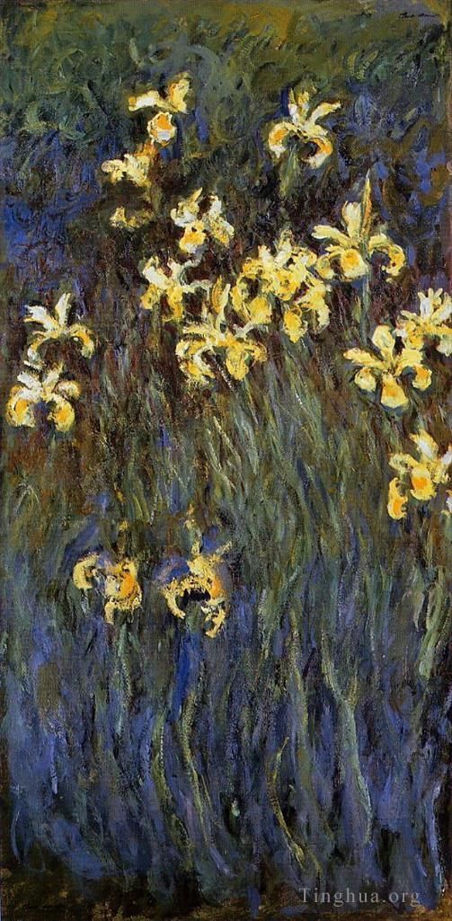 克劳德·莫奈 的油画作品 -  《黄色鸢尾花,ii》