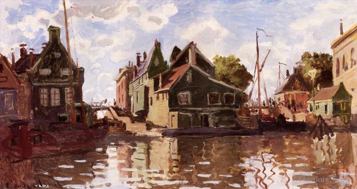 克劳德·莫奈 的各类绘画作品 -  《赞丹运河》