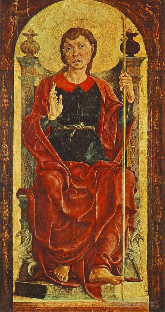 科西莫·图拉 的各类绘画作品 -  《圣詹姆斯大帝》