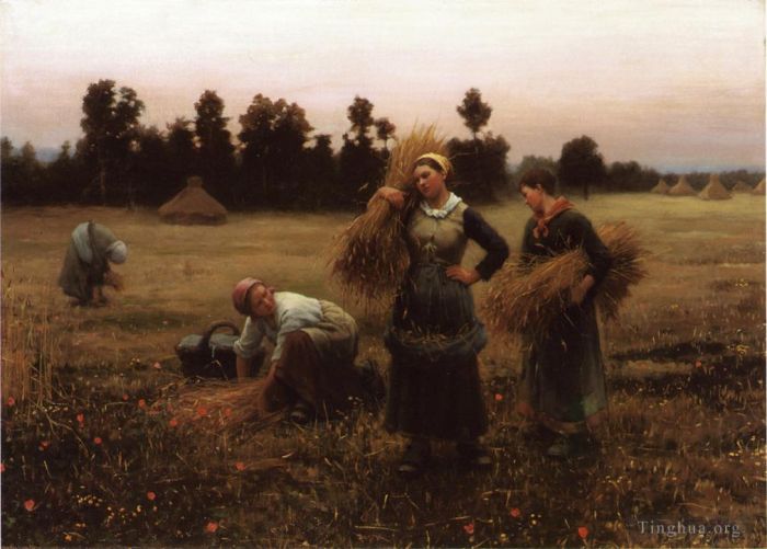 丹尼尔·里奇韦·奈特 的油画作品 -  《收割者》
