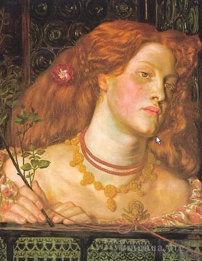 但丁·加布里尔·罗赛蒂 的油画作品 -  《公平的罗莎蒙德》