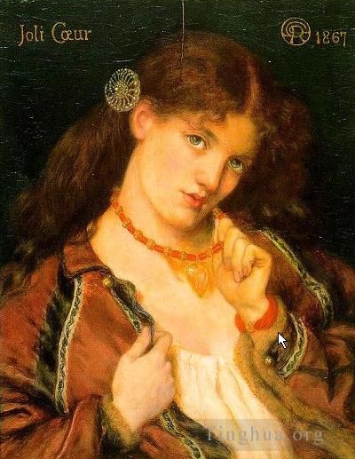 但丁·加布里尔·罗赛蒂 的油画作品 -  《朱莉·科尔》