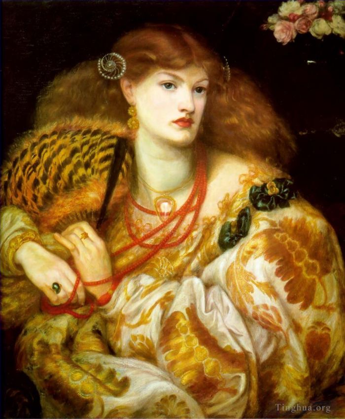 但丁·加布里尔·罗赛蒂 的油画作品 -  《莫娜万娜》