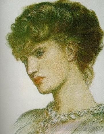 但丁·加布里尔·罗赛蒂 的各类绘画作品 -  《一位女士的肖像》