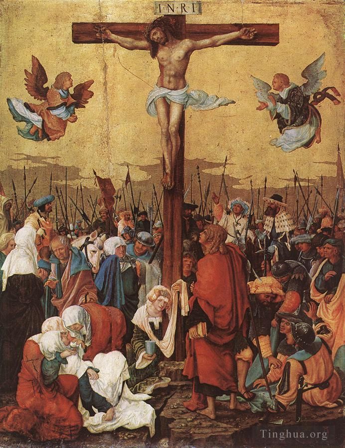 丹尼斯·范·阿尔斯鲁特 的油画作品 -  《十字架上的基督,1520》