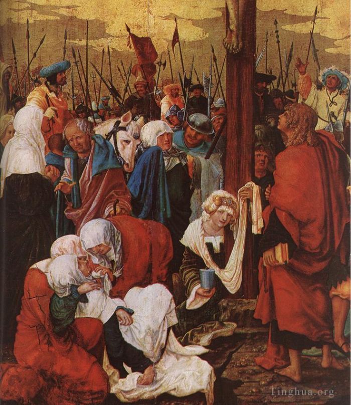 丹尼斯·范·阿尔斯鲁特 的油画作品 -  《基督在十字架上,152细节,1》