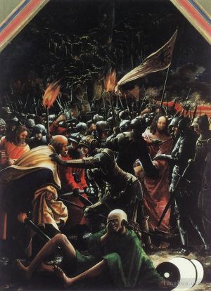 艺术家丹尼斯·范·阿尔斯鲁特作品《基督被捕》