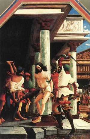 艺术家丹尼斯·范·阿尔斯鲁特作品《基督的鞭打》