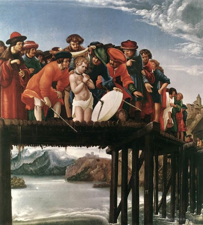丹尼斯·范·阿尔斯鲁特 的油画作品 -  《圣弗洛里安的殉难》