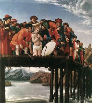 艺术家丹尼斯·范·阿尔斯鲁特作品《圣弗洛里安的殉难》