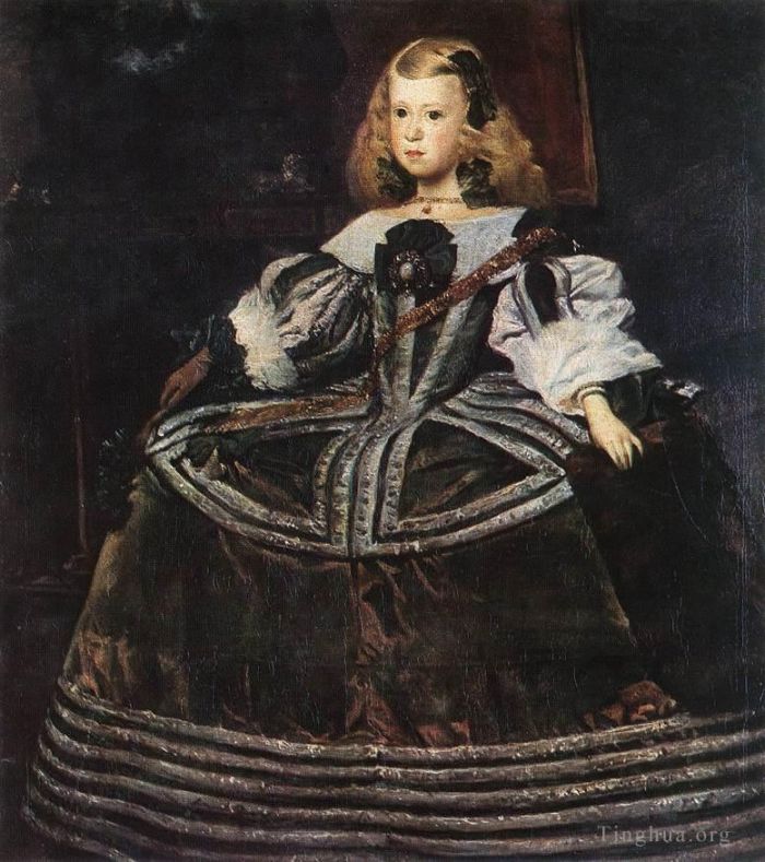 迭戈·委拉斯开兹 的油画作品 -  《4委拉斯凯兹《玛格丽特公主的肖像》》