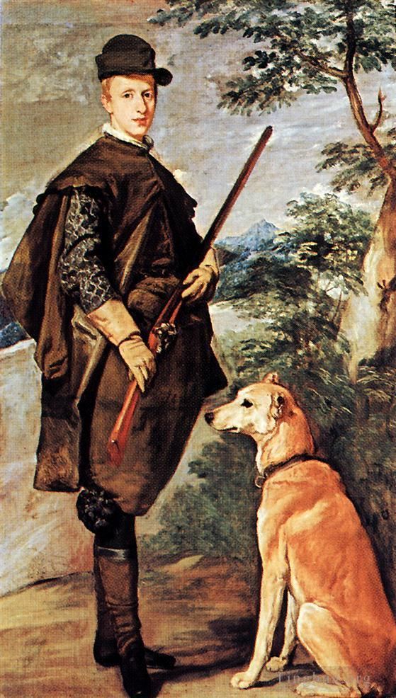 迭戈·委拉斯开兹 的油画作品 -  《斐迪南红衣主教》