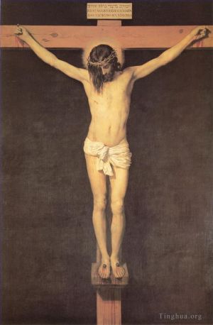 艺术家迭戈·委拉斯开兹作品《基督在十字架上》