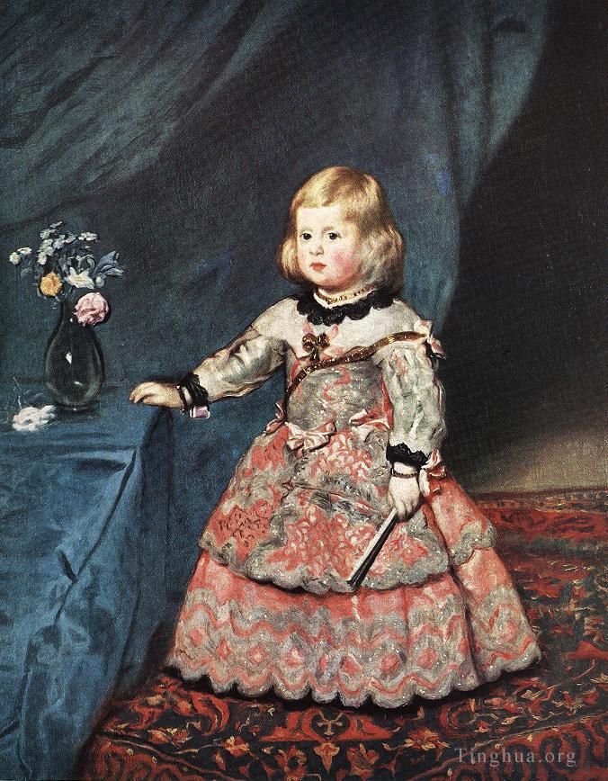 迭戈·委拉斯开兹 的油画作品 -  《玛格丽特·特蕾莎公主》