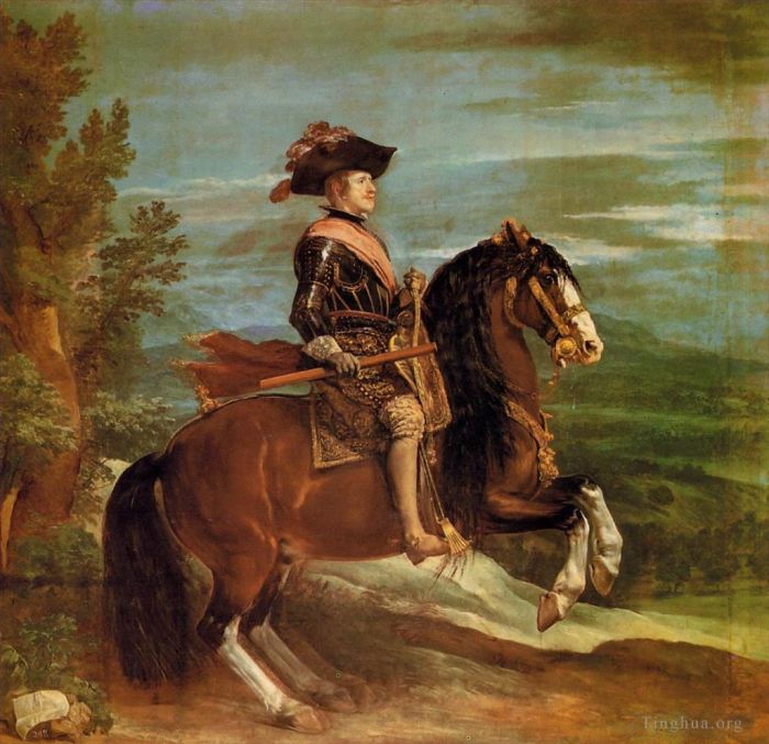 迭戈·委拉斯开兹 的油画作品 -  《腓力四世骑马》