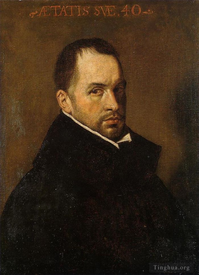 迭戈·委拉斯开兹 的油画作品 -  《牧师的肖像》