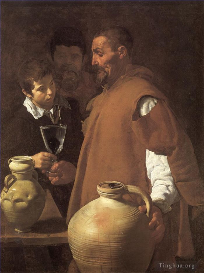 迭戈·委拉斯开兹 的油画作品 -  《塞维利亚的卖水人》