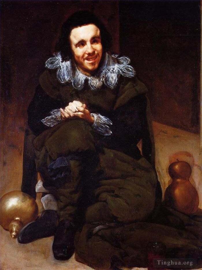 迭戈·委拉斯开兹 的油画作品 -  《小丑卡拉巴扎斯2》